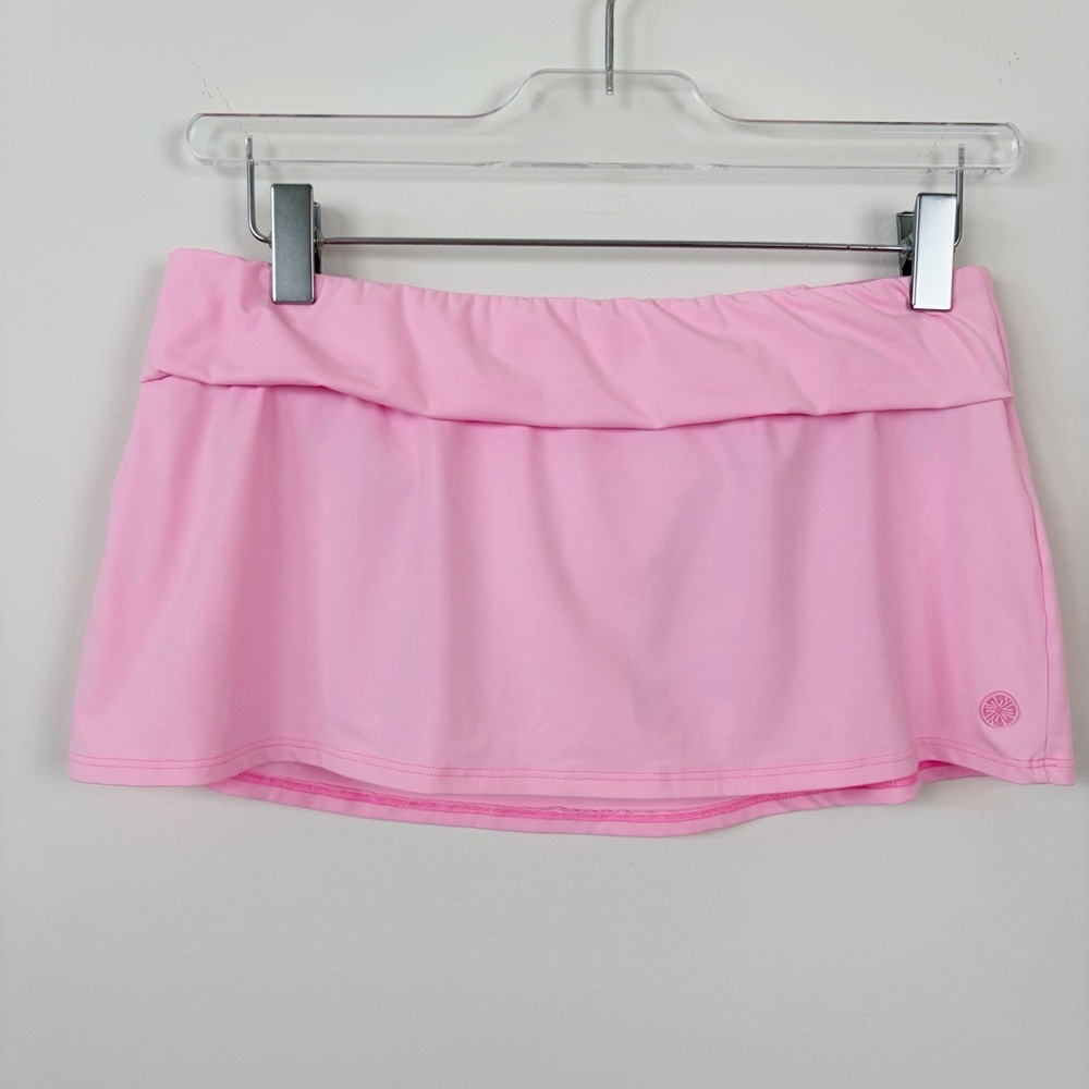 Lilly Pulitzer Callah Skirted Bikini Swim Bottom Baby Pink Size 0 New Mandevilla